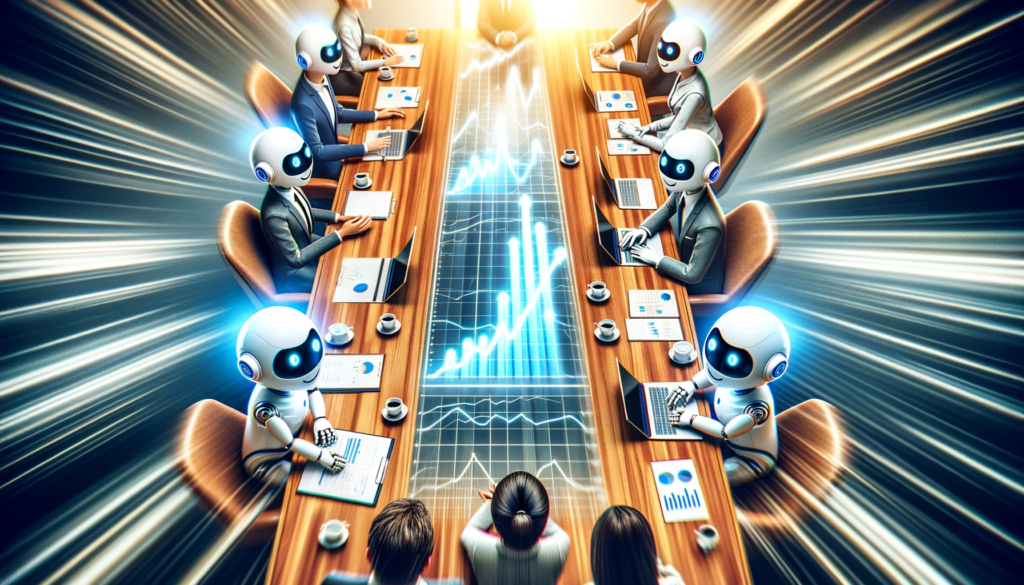AI Chatbots helping at the office.