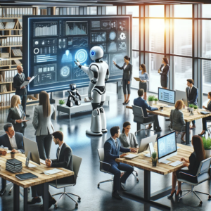 Practical Steps of implementing Automation image of robot helping with business automations.